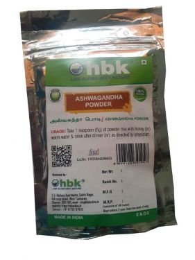 50 g Ashwagandha Powder Online at best price - hbkonline.in