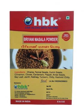 100 g Biryani Masala Powder Online at best price - hbkonline.in
