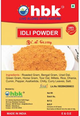 100 g Idli Powder Online at best price - hbkonline.in