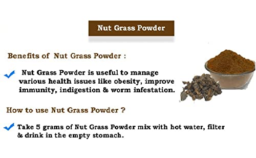 Can nutgrass powder help in relieving digestive issues like gas, bloating, or indigestion?